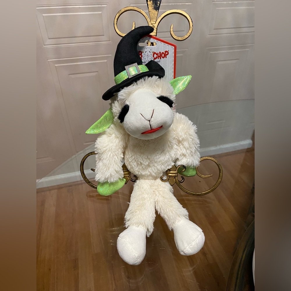 - Brand New Extra Large LambChop Dog Toy With Squeaker 15”